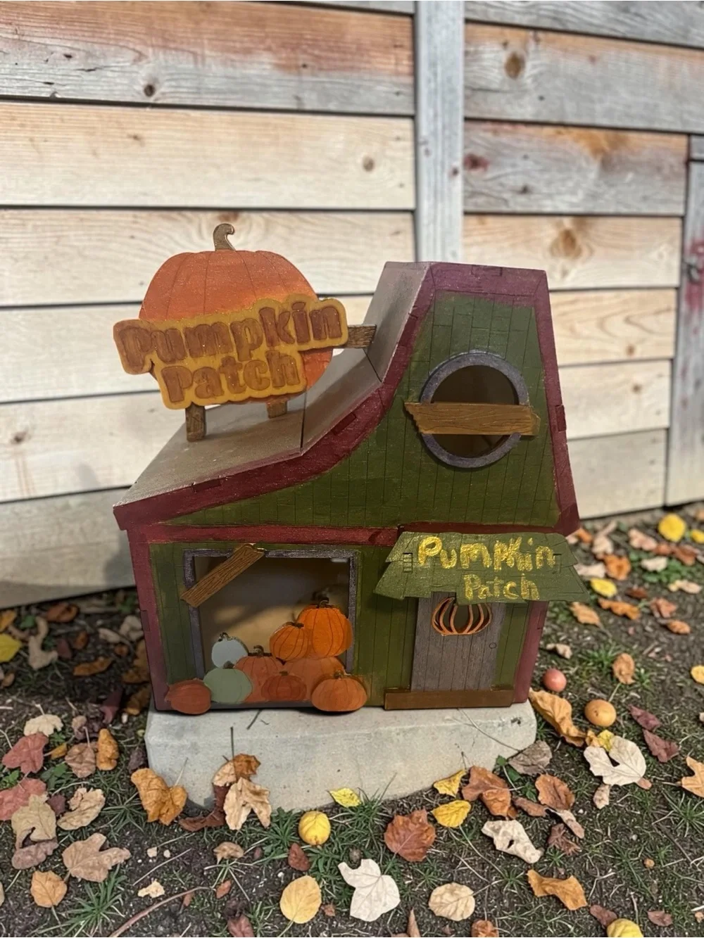 Pumpkin Patch LED Decorative Fall House - your choice